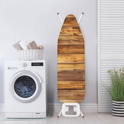 Ironing Board Cover, 3D Wood Print Ironing Board Pad Cover Protector Resists