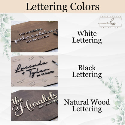 Personalized Wooden 3D Wedding Welcome Sign. Custom Wedding Decor. Customized with Your Names and Dates. Wedding Ceremony Decorations. (Design 16)