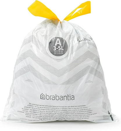 Brabantia PerfectFit Trash Bags Thick Plastic Trash Can Liners