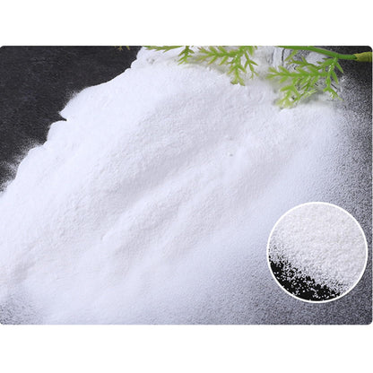 AOSWTLIF White Quartz Sand 40-80 Mesh, Natural Decorative Craft Sand for Resin Art, Acrylic Painting Texture, Vase Filler, Incense Burner & Landscaping (2 LB)