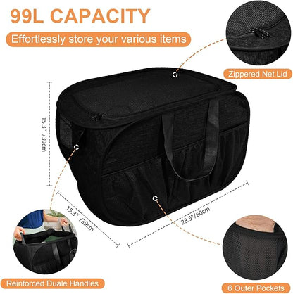 4 Pack Collapsible Laundry Baskets