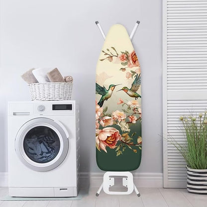 Hummingbird Flower Ironing Board Cover and Pad 15 x 54 Iron Board Covers