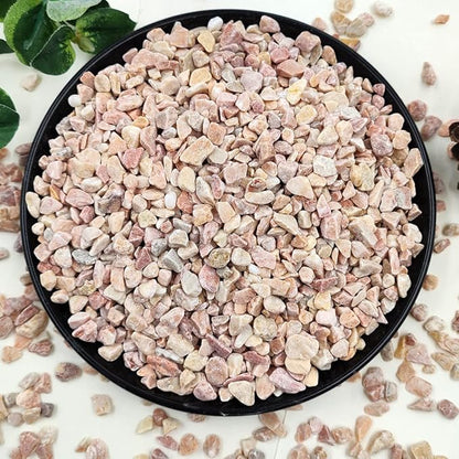 YISZM 10LB Succulent and Cactus Gravel Pebbles, 1/5 Inch Natural Decorative Polished Stones, River Rocks for Plants, Vases, Aquariums, Terrarium and Outdoor Gardening,Peach