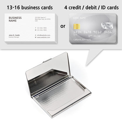 MADDesign Mother of Pearl Business Card Case Carrier Holder Wallet (Marble Gold)
