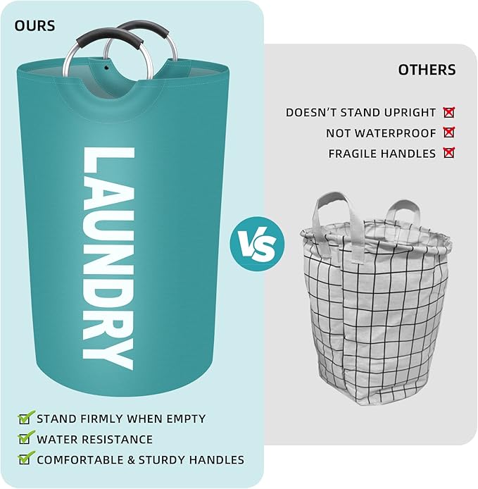 StorageRight 115L Large Laundry Basket, Laundry Hamper, Dirty Clothes Hamper