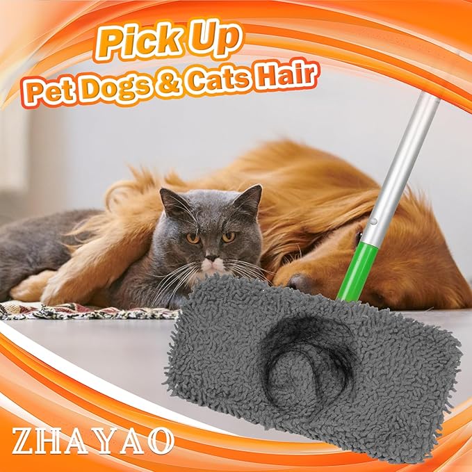 Reusable 100% Coral Fleece Mop Pads Compatible