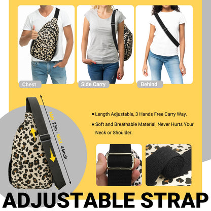 Tuwubi Crossbody Bags for Women, Sling Bag for Men, Small Hiking Backpack Anti Theft Lightweight for Outdoors Travel (M, Black)
