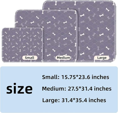Puppy Pads with Pheromones,Washable Puppy Pee Pads for Dogs,Reusable Puppy Pads Washable for Dogs & Cats, Washable,Durable Leak-Proof & Anti-Slip Pet Training Pads for Home & Trave(Brown-1+Brown-2, S)