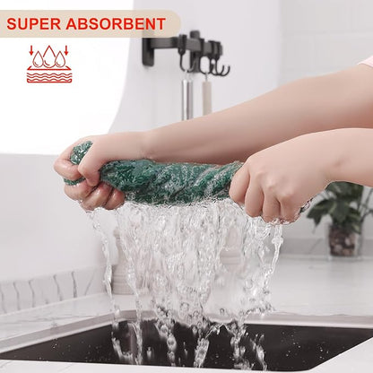 Kitinjoy 100% Cotton Waffle Weave Kitchen Hand Towels