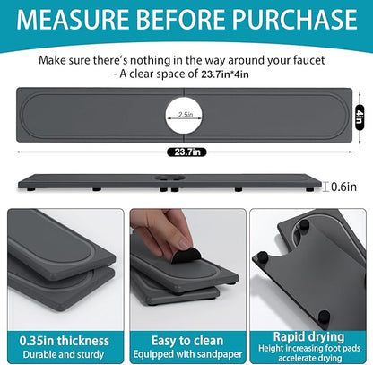 Faucet Mat for Kitchen Sink