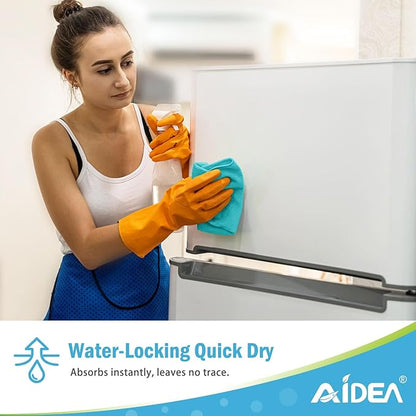 AIDEA Microfiber Cleaning Cloth-12PK, Soft Microfiber Towels