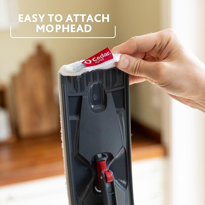 O-Cedar H2prO Flat Mop System | Quick Cleaning Tool | Clean