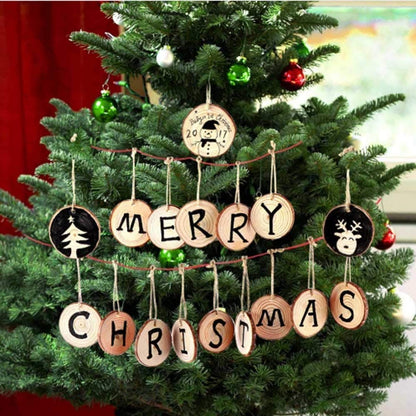 Unfinished Natural Wood Slices 30Pcs 2.75-3.1 inch Wood Coaster Pieces Craft Wood kit Predrilled with Hole Wooden Circles Great for Arts and Crafts Christmas Ornaments DIY Crafts Rustic Wedding