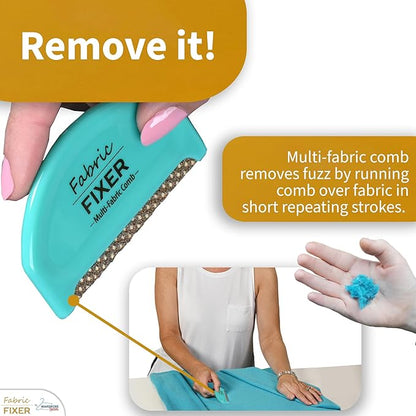 Multi-Fabric Sweater Comb for Pills and Fuzz