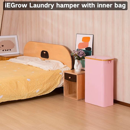 75L Slim Laundry Hamper, Narrow Laundry Basket
