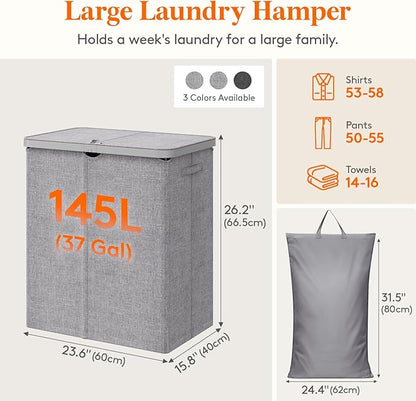 Lifewit 145L Large Laundry Basket