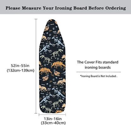 Dinosaur Ironing Covers with Thick Padding and Elasticized Edge Christmas