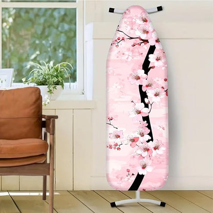 Nuxovilar Pink Cherry Blossom Ironing Board Cover, 15 * 54inch, Fit Most