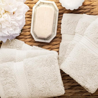Superior Solid Egyptian Cotton Face Towel Set