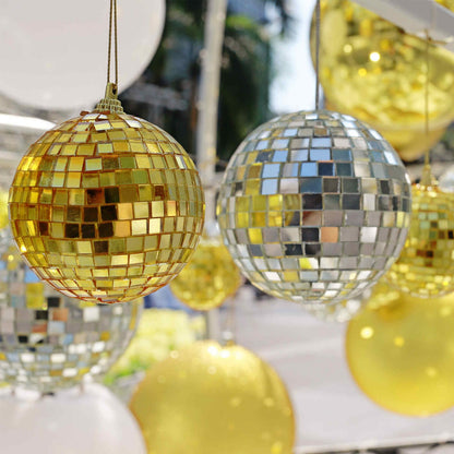 HARFINGTON 15 Sheet 7200 Pieces Self Adhesive Mirror Mosaic Tiles 5x5mm Small Square Mirror Tiles Sticker Disco Ball Stickers Mini Glass Tiles for DIY Craft Party Home Decoration, Blue