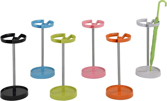 Kings Brand Furniture - Bromna Umbrella Stand Rack, Free Standing Umbrella Holder, Blue