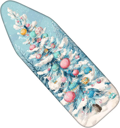 Nuxovilar Ironing Board Covers Snowy Winter Tree Pattern Polyester 15x54 Inches