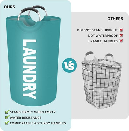 StorageRight 90L Large Laundry Basket, Laundry Hamper, Dirty Clothes Hamper