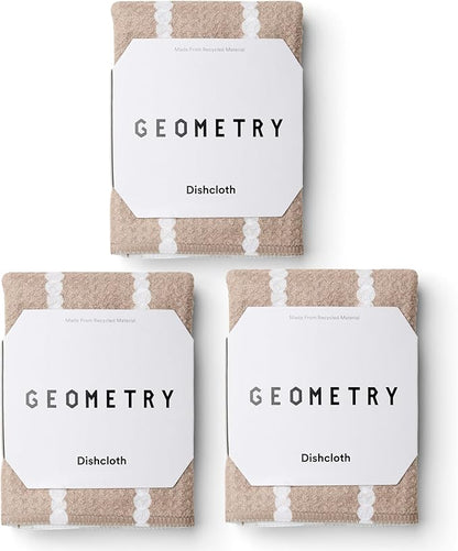 GEOMETRY Dishcloth – Evergreen Collection – Quick-Dry, Ultra-Absorbent