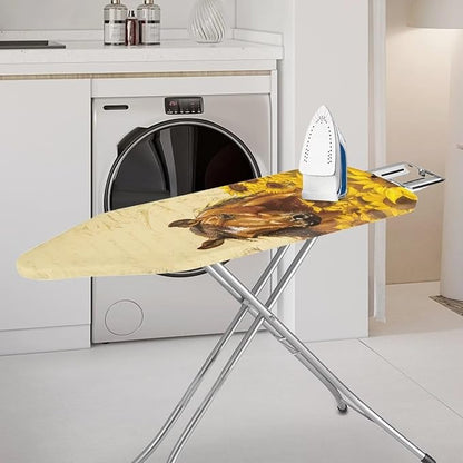 Sunflower Horse Ironing Board Cover Heat Reflective Anti-dust, Soft Fabric Cover