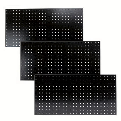 Ultrawall Metal Pegboard Panels, Pegboard Wall Organizer, Peg Boards for Garage, Tool Storage Organization, 12"X24", 3pcs, Black