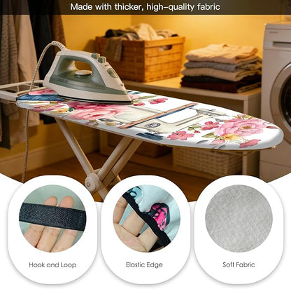 Nuxovilar Ironing Board Cover Needle Cotton 15x54 Inches | Ironing Board Cover