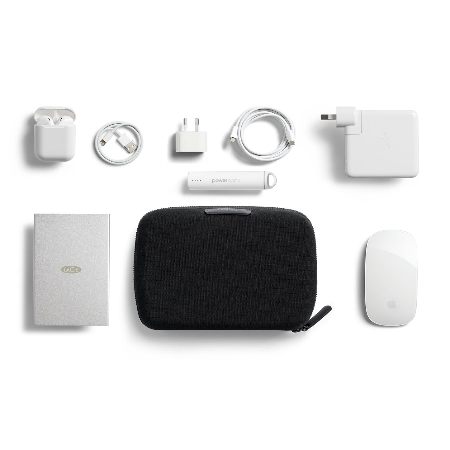 Bellroy Tech Kit Compact (Charger, Cables, Mouse, powerbank, USB Keys, dongles) - Slate