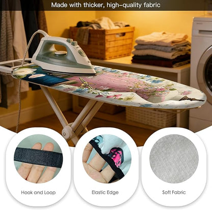 Nuxovilar Ironing Board Cover Needle Cotton 15x54 Inches | Ironing Board Cover