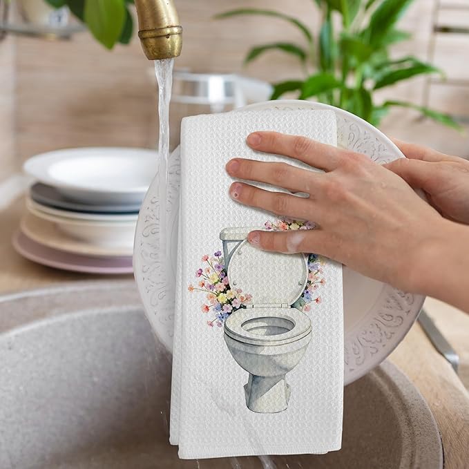 Wildflower Toilet Paper Roll Hand Towels