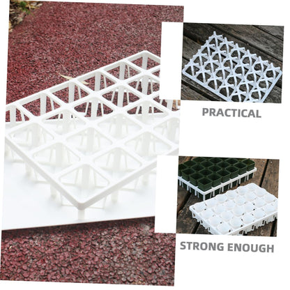 TOYANDONA 6Pcs Square Nursery Pot Holders for Vegetable Germination Durable Planting Tray Racks Lightweight and Reusable Greenhouse Sowing Trays for Plants