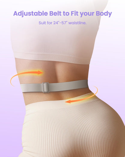 Heating Pad for Period Cramps, Fast Heating with 6 Heat Levels and 6 Massage Modes, Portable Menstrual Heating Pad, Belly Period Massager for Women and Girls, Pink