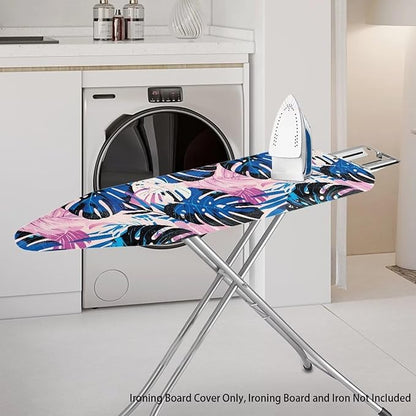 Tropical Palm Tree Leaves Ironing Board and Pad Standard Size Ironing Board