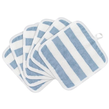 SINLAND Microfiber Facial Cloths Fast Drying Washcloth 8inch x 8inch Absorbent
