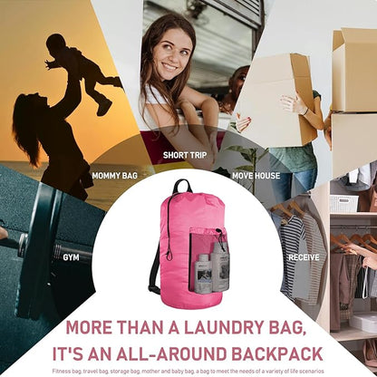 Laundry Bag Backpack Large Travel Laundry Bag