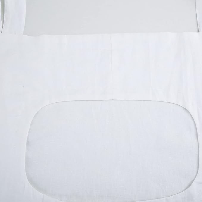 Amazhiyu 100% Linen Door Hanging Laundry Hamper Bag, 19x27 Inches