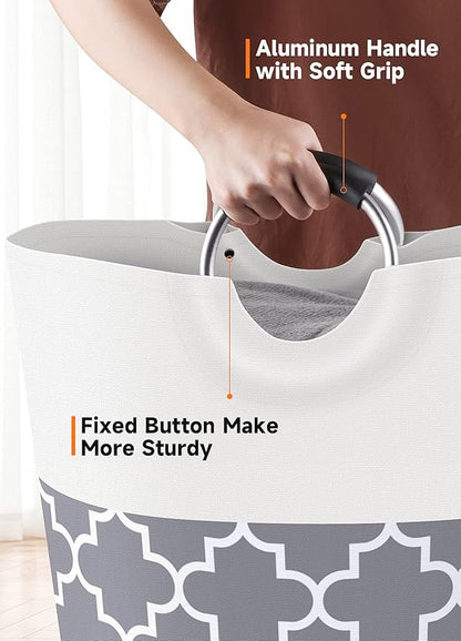 Large Laundry Basket Laundry Hamper Bag Washing Bin Clothes Bag Collapsible Tall