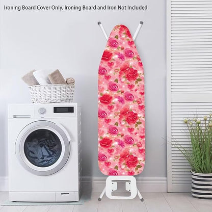 Rose Design Extra Thick Ironing Board Covers