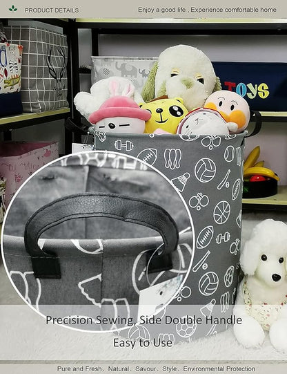 Round Waterproof Laundry Basket、Foldable Storage Basket、Laundry Hampers