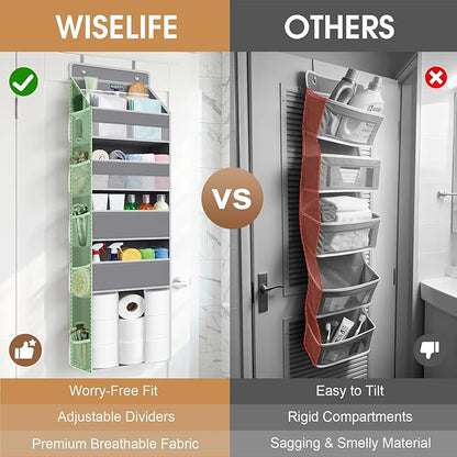 WISELIFE 5-Tier Over the Door Organizer