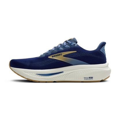 Brooks Men’s Ghost 17 Neutral Running Shoe - Beacon Blue/Moonlight/Starfish - 8.5 Medium