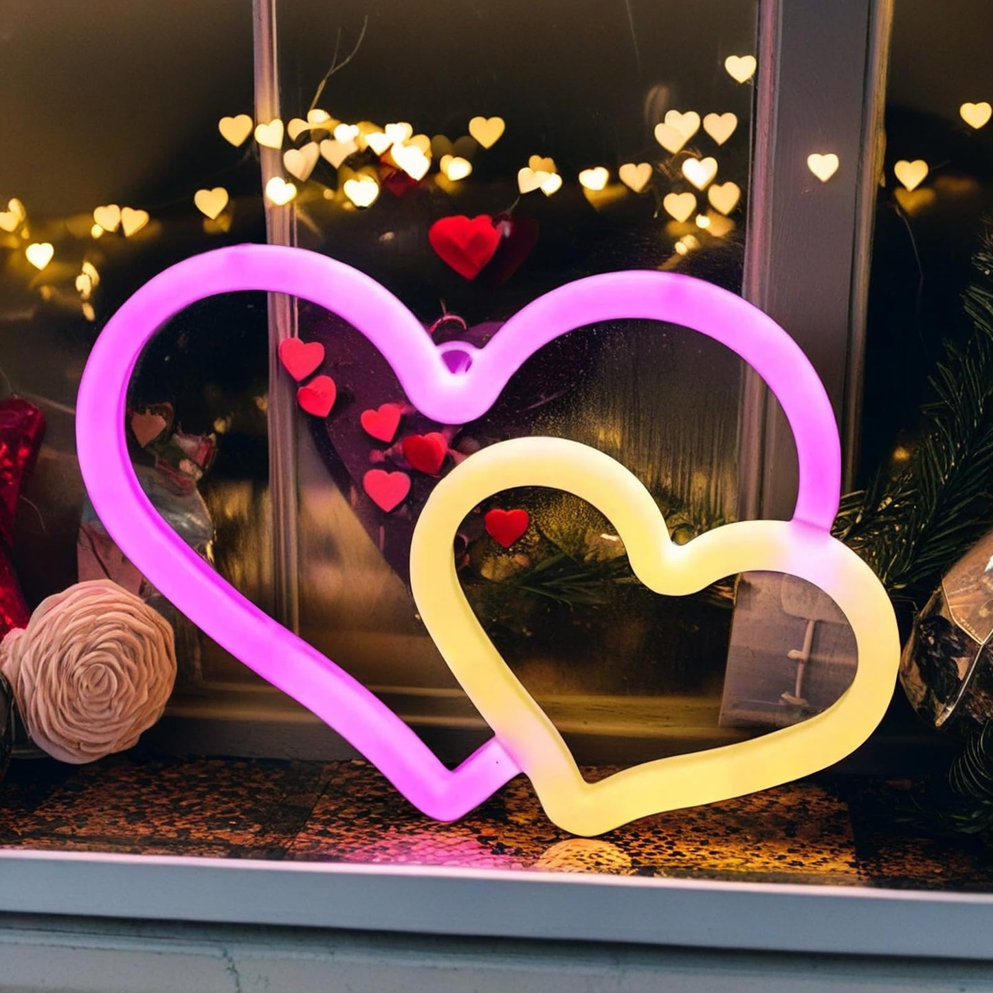 BRIGHTDECK 3 Pcs Butterfly Neon Signs, Neon Light for Bedroom, USB or 3-AA Battery Powered LED Wall Décor for Valentines Day Birthday Gift, Wedding, Party, Home Decor (Pink, Purple, Warm white)