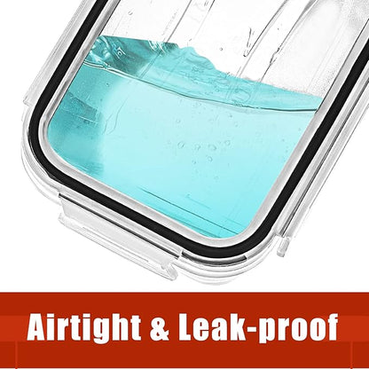 PRAKI 30 Pack Airtight Food Storage Containers