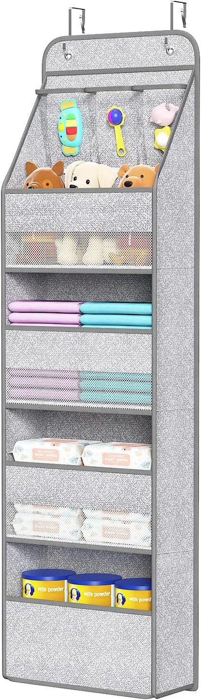 Univivi 5-Shelf Door Storage Over Door Hanging Organizer
