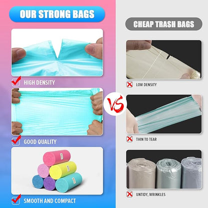 8 Gallon Trash Bags Colored