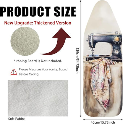 Nuxovilar Ironing Board Cover Needle Cotton 15x54 Inches | Ironing Board Cover